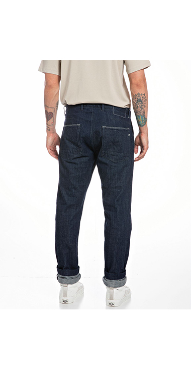 テーパード SARTORIALEオーガニックコットンデニム 詳細画像
